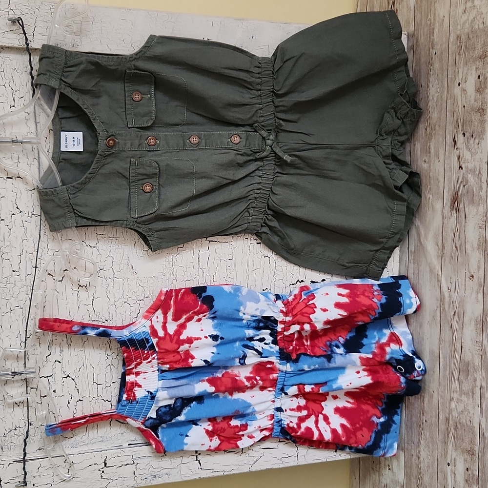 Two Rompers Bundle for 12-18 Months Girl